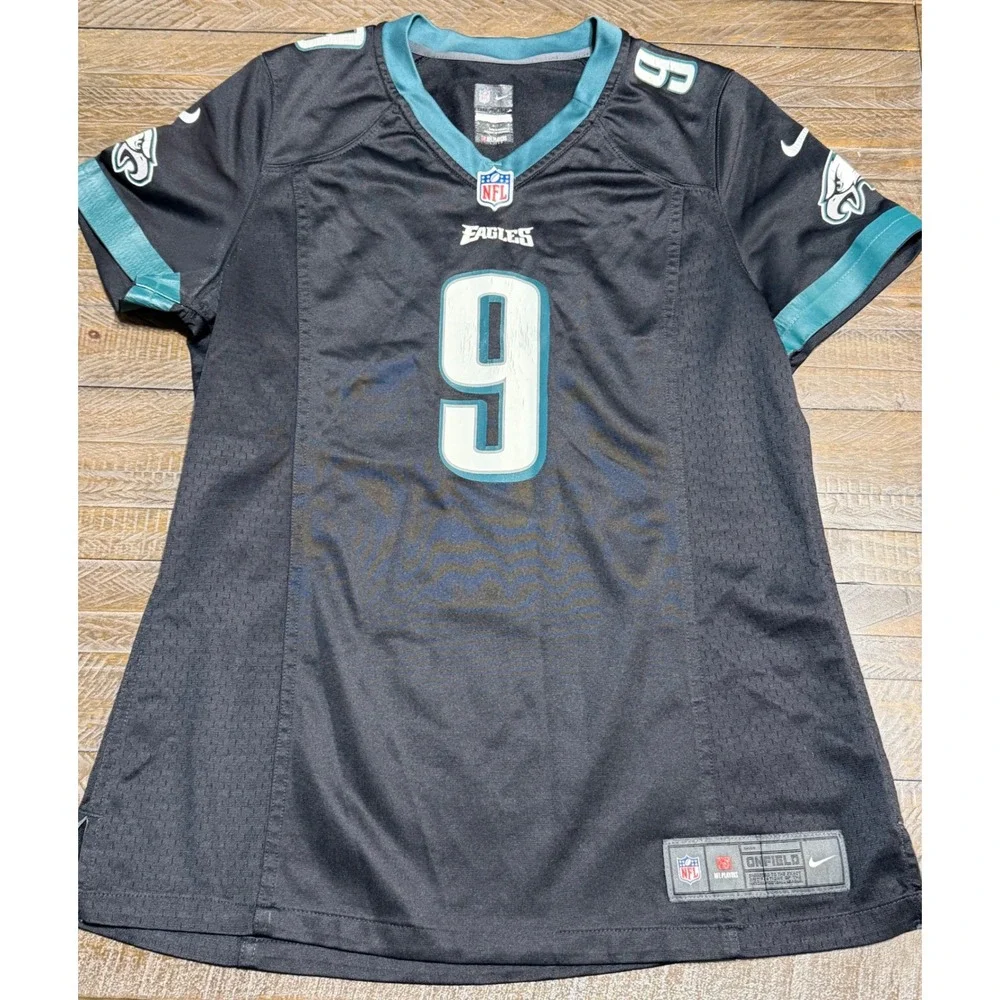 Nike Philadelphia Eagles Nick Foles Jersey Womens Large Black Preloved